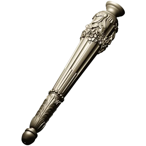 Ornate Classical Baluster Leg - STL 3D Model for CNC