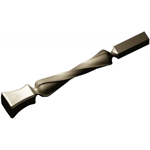 Twisted Decorative Baluster STL for CNC