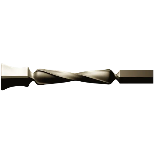 Twisted Decorative Baluster STL for CNC