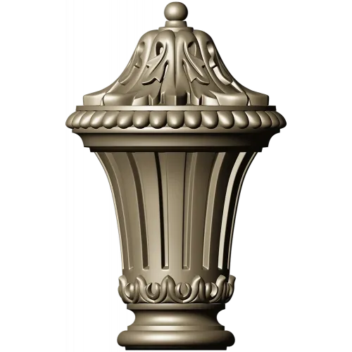 Классическое навершие для балясины - 3D модель STL для ЧПУ