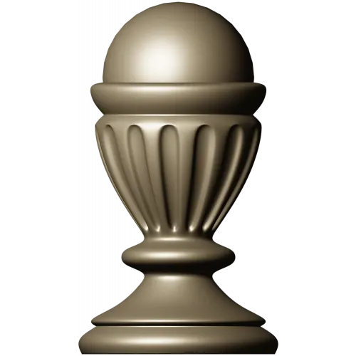 Балясина-навершие "Флорентийская" - 3D модель STL для ЧПУ