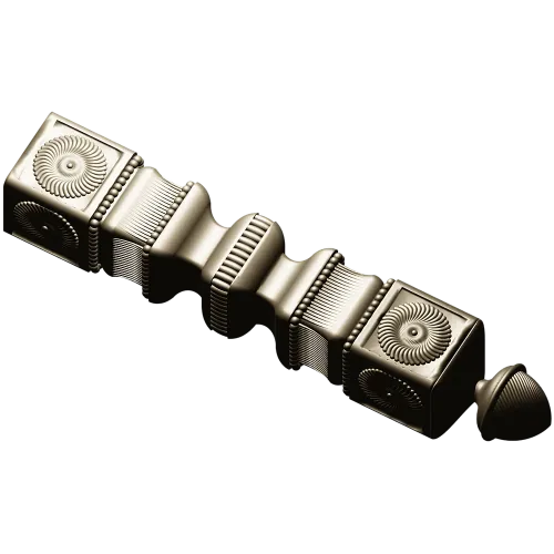 Rosette Acorn Baluster - STL 3D model for CNC