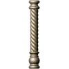 Twisted Barley-Sugar Baluster STL for CNC