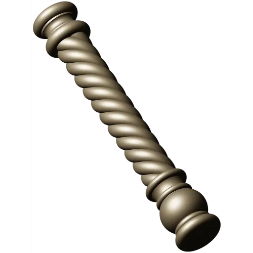 Twisted Barley-Sugar Baluster STL for CNC