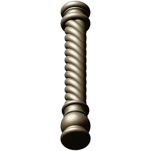 Twisted Barley-Sugar Baluster STL for CNC