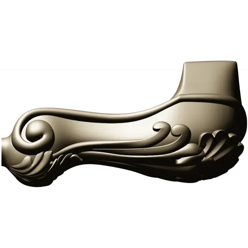 3D модель ножки в стиле рококо (STL) для ЧПУ