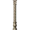 Spiral Acanthus Baluster - STL 3D model for CNC router