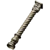 Spiral Acanthus Baluster - STL 3D model for CNC router