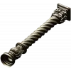 Spiral Acanthus Baluster - STL 3D model for CNC router