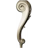 Serpentine Scroll Baluster STL 3D model for CNC router