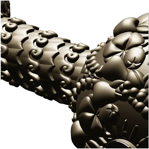 Балясина "Солнечный флорель" - 3D модель STL для ЧПУ