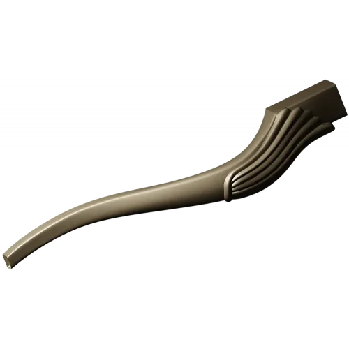 Curved Decorative Baluster - STL 3D Model for CNC Routing