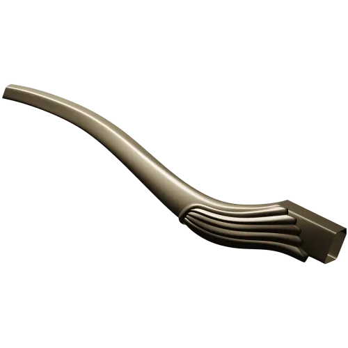 Curved Decorative Baluster - STL 3D Model for CNC Routing