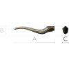 Curved Decorative Baluster - STL 3D Model for CNC Routing