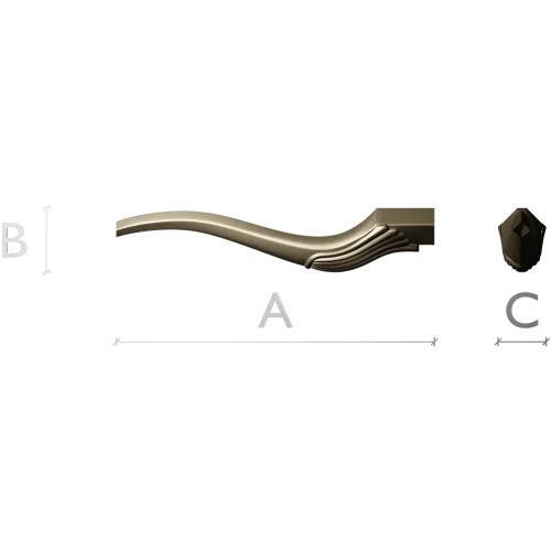 Curved Decorative Baluster - STL 3D Model for CNC Routing
