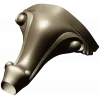 Rococo Acanthus Leg STL Model