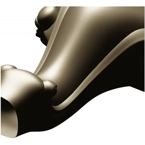 Rococo Acanthus Leg STL Model