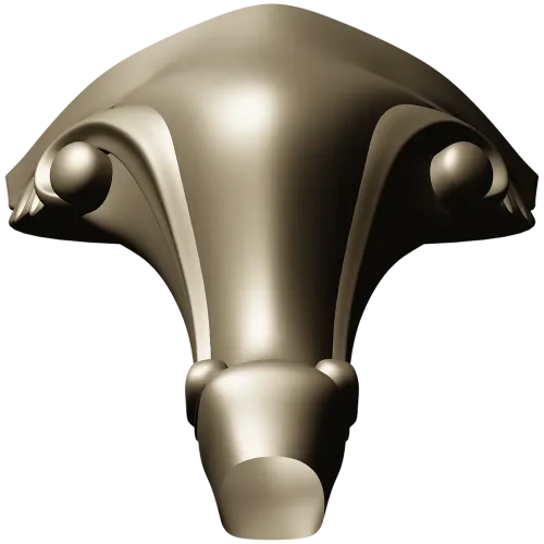Rococo Acanthus Leg STL Model