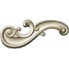 Regency Acanthus Scroll - STL 3D model for CNC routing