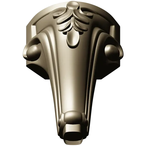 Acanthus Scroll Furniture Leg STL for CNC