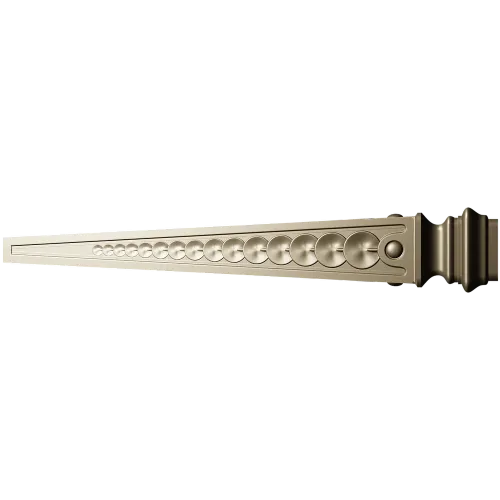 Beaded Tapered Baluster - STL 3D model for CNC milling