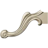 Rococo Scroll Applique - STL 3D model for CNC wood carving