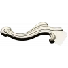 Rococo Scroll Applique - STL 3D model for CNC wood carving