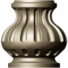 Fluted Auric Baluster STL