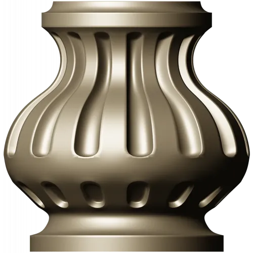 Fluted Auric Baluster STL