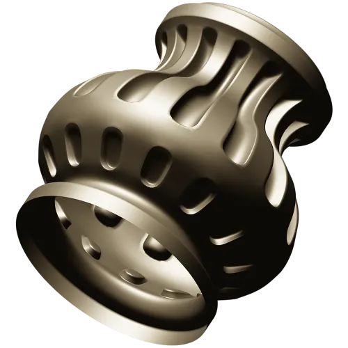 Fluted Auric Baluster STL