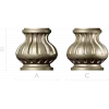 Fluted Auric Baluster STL