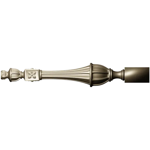 Regal Rosette Baluster - detailed STL 3D model for CNC