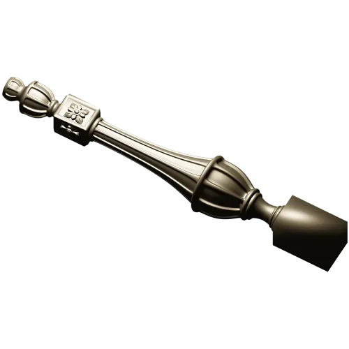 Regal Rosette Baluster - detailed STL 3D model for CNC