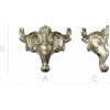 Декоративный картуш из аканта - 3D модель STL для ЧПУ