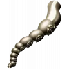 Carved Rosette Bead Baluster STL for CNC