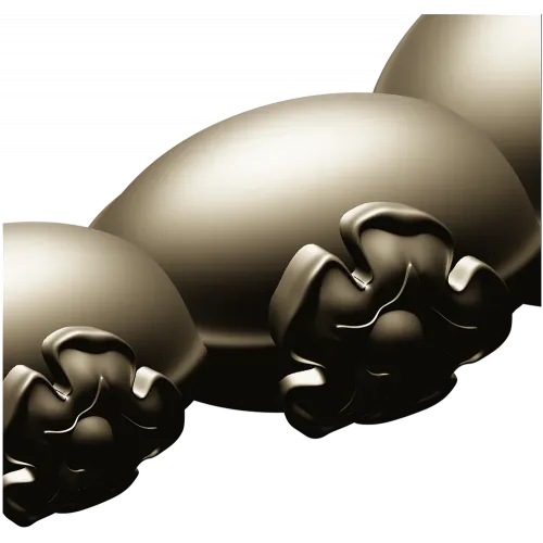 Carved Rosette Bead Baluster STL for CNC