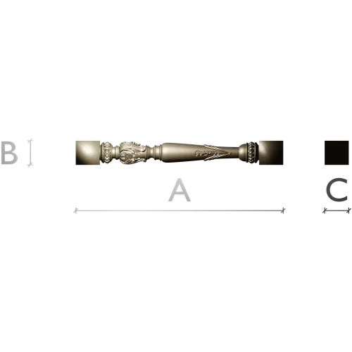 Aurelia Spindle - detailed STL 3D model for CNC