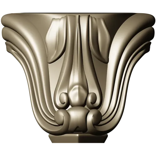 Капитель Элегия - 3D модель STL для ЧПУ