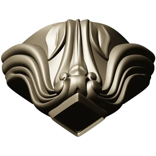 Капитель Элегия - 3D модель STL для ЧПУ