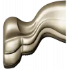 Flowcrest wave baluster - STL 3D model for CNC wood carving
