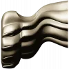 Flowcrest wave baluster - STL 3D model for CNC wood carving