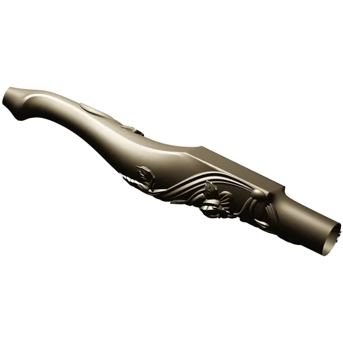 Carved Rosevine Baluster - STL 3D model for CNC carving