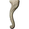 Cabriole Scroll Leg STL for CNC Milling