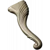 Cabriole Scroll Leg STL for CNC Milling