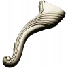 Cabriole Scroll Leg STL for CNC Milling