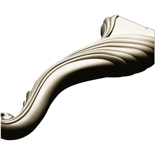 Cabriole Scroll Leg STL for CNC Milling