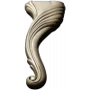 Cabriole Scroll Leg STL for CNC Milling
