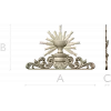 Чаша Сияния - 3D модель STL для ЧПУ (евхаристическая чаша с лучами)