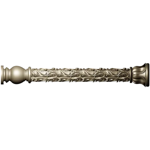 Acanthus Scroll Baluster - STL 3D model for CNC milling