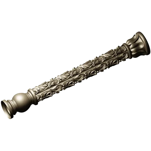 Acanthus Scroll Baluster - STL 3D model for CNC milling